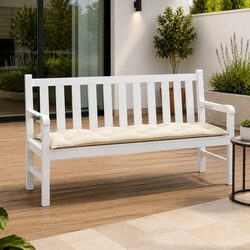 Enhance Your Patio with a Cream Garden Bench Cushion