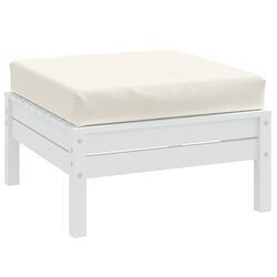Cream Outdoor Pallet Cushion for Enhanced Comfort 60x60x9.5 cm