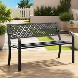 Enhance Your Outdoor Space with a Black Garden Bench