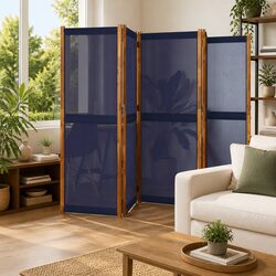 Elegant 5-Panel Privacy Screen for Indoor and Outdoor Use