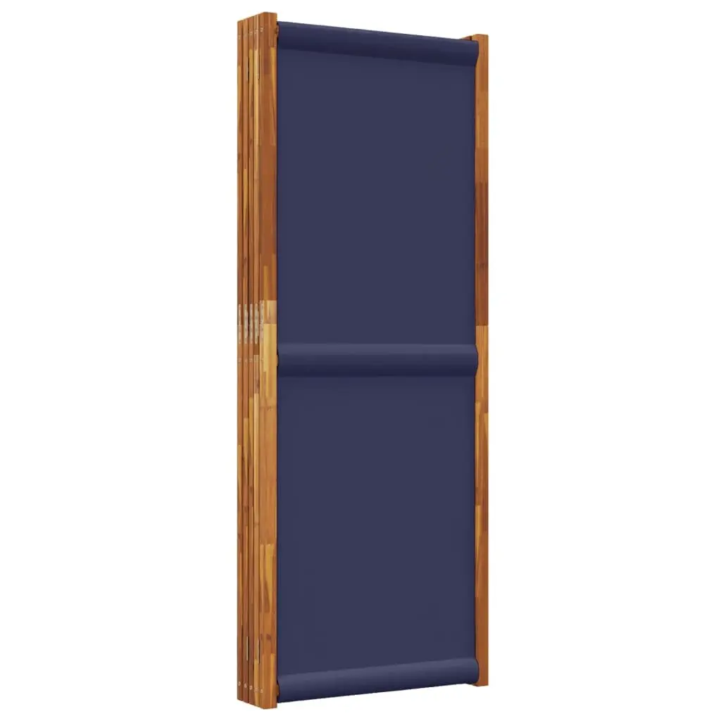 5-Panel Room Divider Screen Indoor Outdoor Privacy Partition Folding Acacia Wood