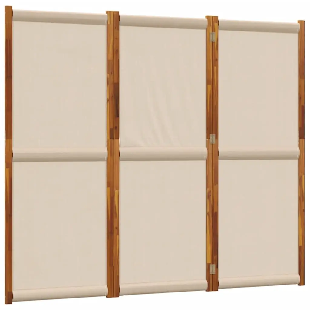 3-Panel Room Divider 210x180cm Folding Privacy Screen Indoor Outdoor Partition