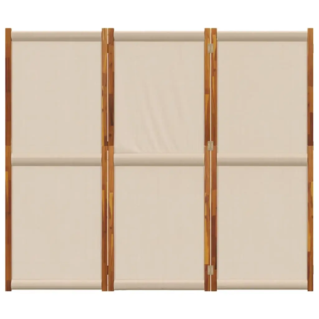 3-Panel Room Divider 210x180cm Folding Privacy Screen Indoor Outdoor Partition
