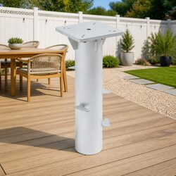 Enhance Your Outdoor Space with a Silver Parasol Base