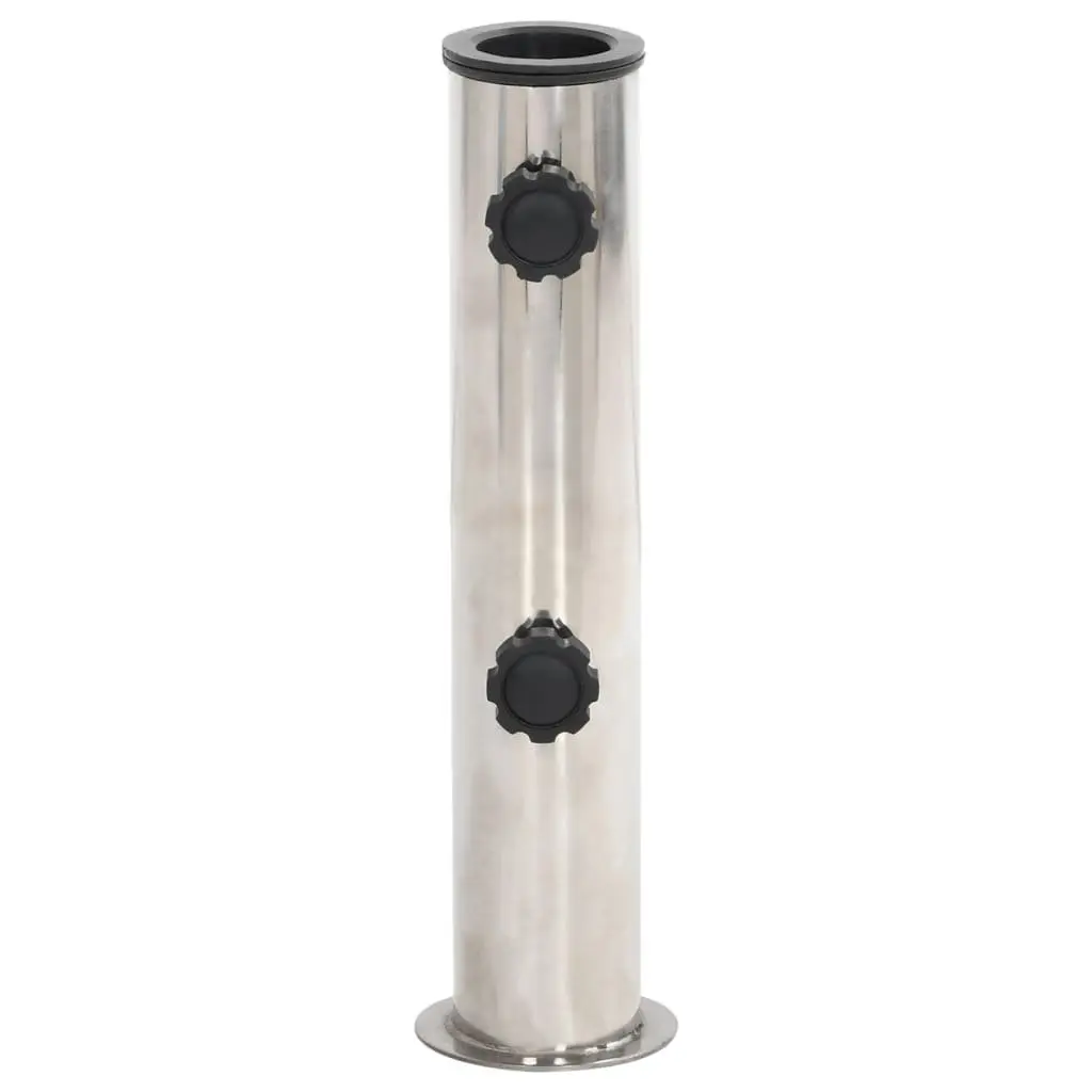 Parasol Base Stainless Steel Adjustable 38mm 48mm Pole Outdoor Umbrella Stand
