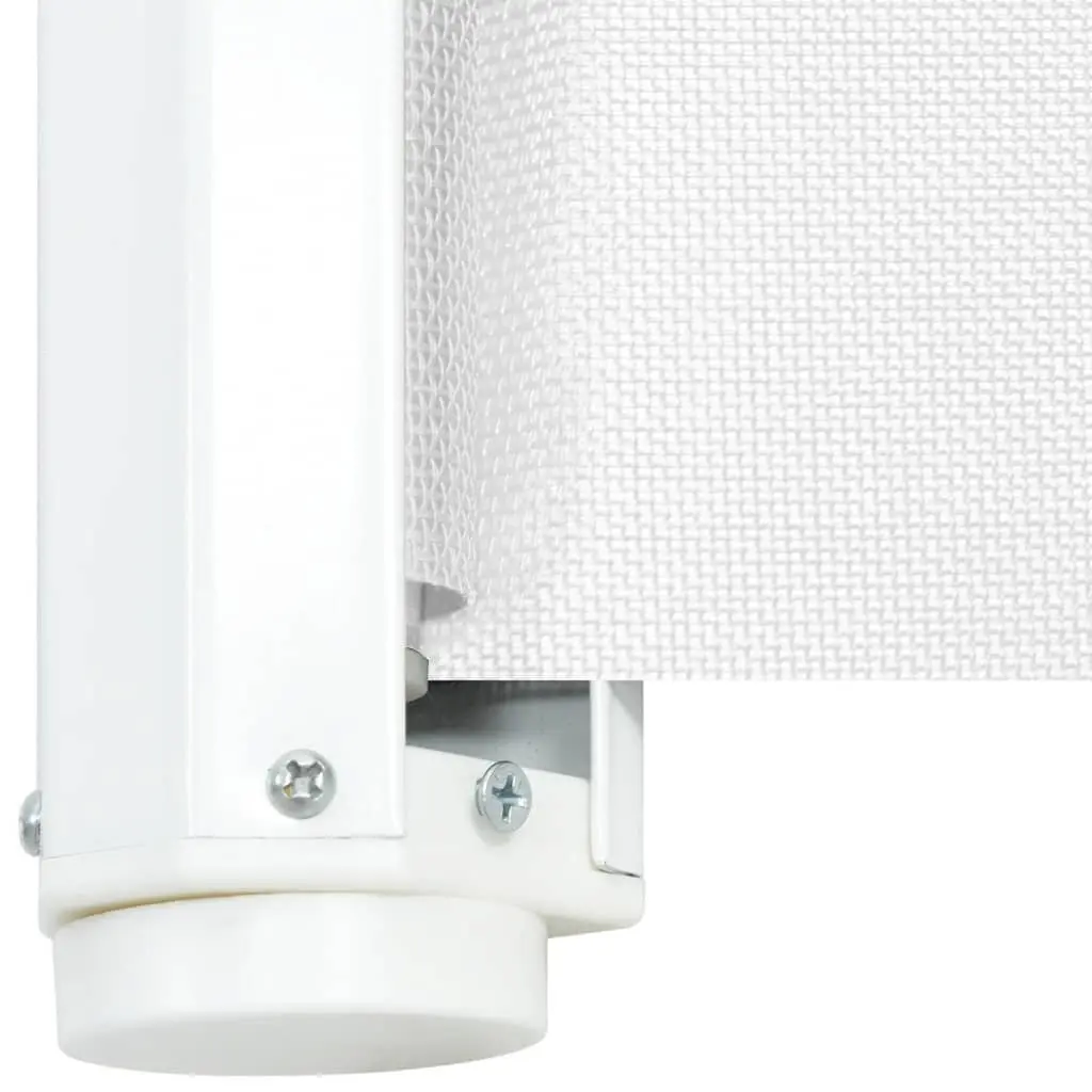 Retractable Pet Gate White Portable Safety Fence for Indoor Outdoor Use