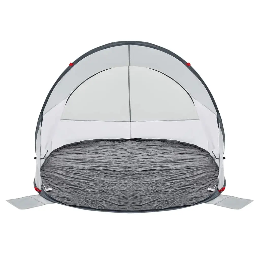 Pop-up Beach Tent Grey Waterproof Portable Outdoor Shelter Lightweight Instant Setup