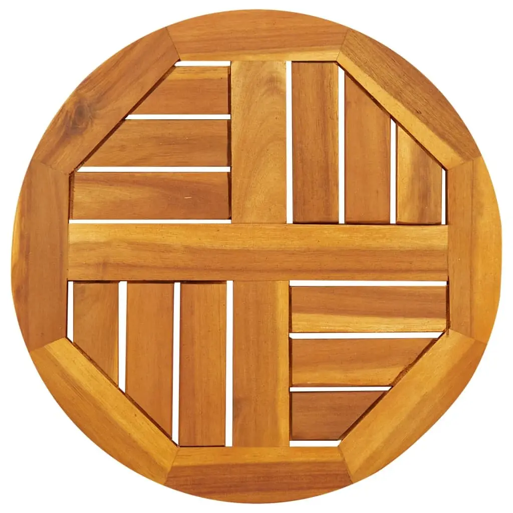 Round Solid Wood Table Top 40cm Acacia Replacement Dining Furniture Top