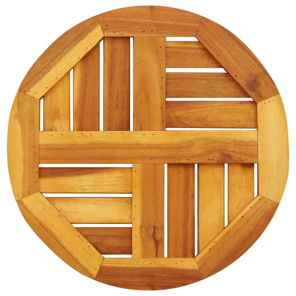 Round Solid Wood Table Top 40cm Acacia Replacement Dining Furniture Top