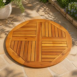 Stylish Round Table Top Ø80x2.2 cm - Elevate Your Space