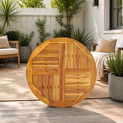 Stylish Round Table Top Ø80x2.2 cm - Elevate Your Space