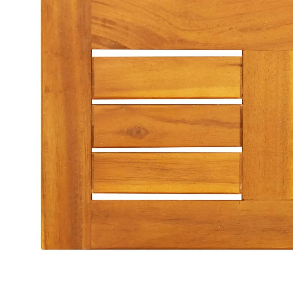 Square Table Top 40x40x2cm Solid Acacia Wood Replacement for Dining Garden Furniture
