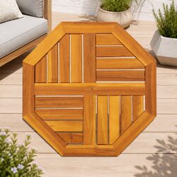 Enhance Your Space with Our Brown Octagonal Table Top