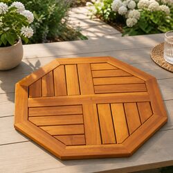 Enhance Your Space with Our Brown Octagonal Table Top
