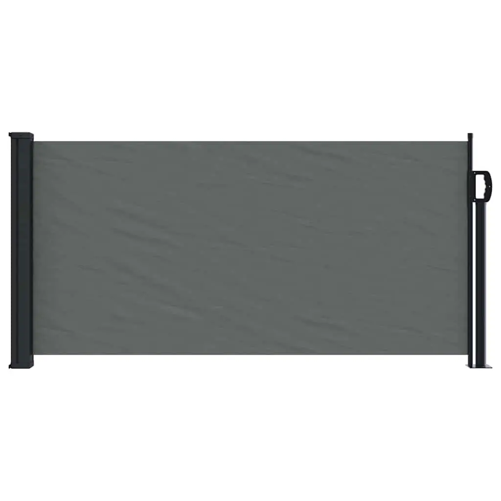 Retractable Side Awning 100x300cm Anthracite Outdoor Privacy Shade