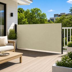 Cream Retractable Awning