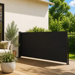 Transform Your Outdoor Space with a 120x500cm Black Awning