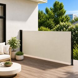 Cream Retractable Awning