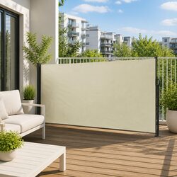 Cream Retractable Awning