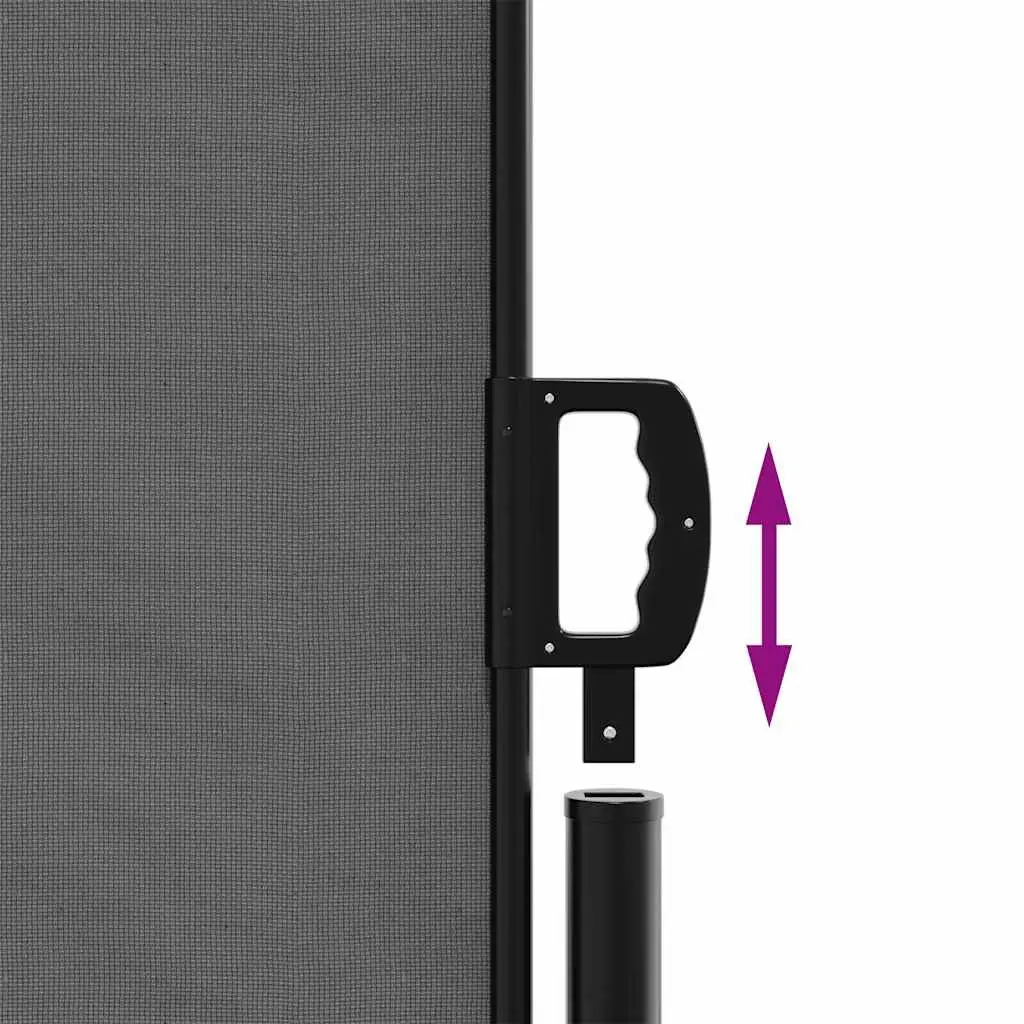 Retractable Side Awning 180x500cm Water and UV Resistant Garden Privacy Screen