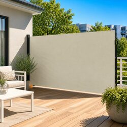 Transform Your Outdoor Space with Cream Side Awning 200x500 cm