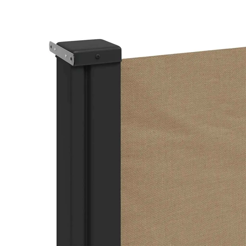 Retractable Side Awning 180 x 600 cm Outdoor Privacy Screen Water and UV Resistant Fabric