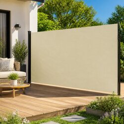 Retractable Side Awning Garden Privacy Screen Balcony Terrace Patio Shade