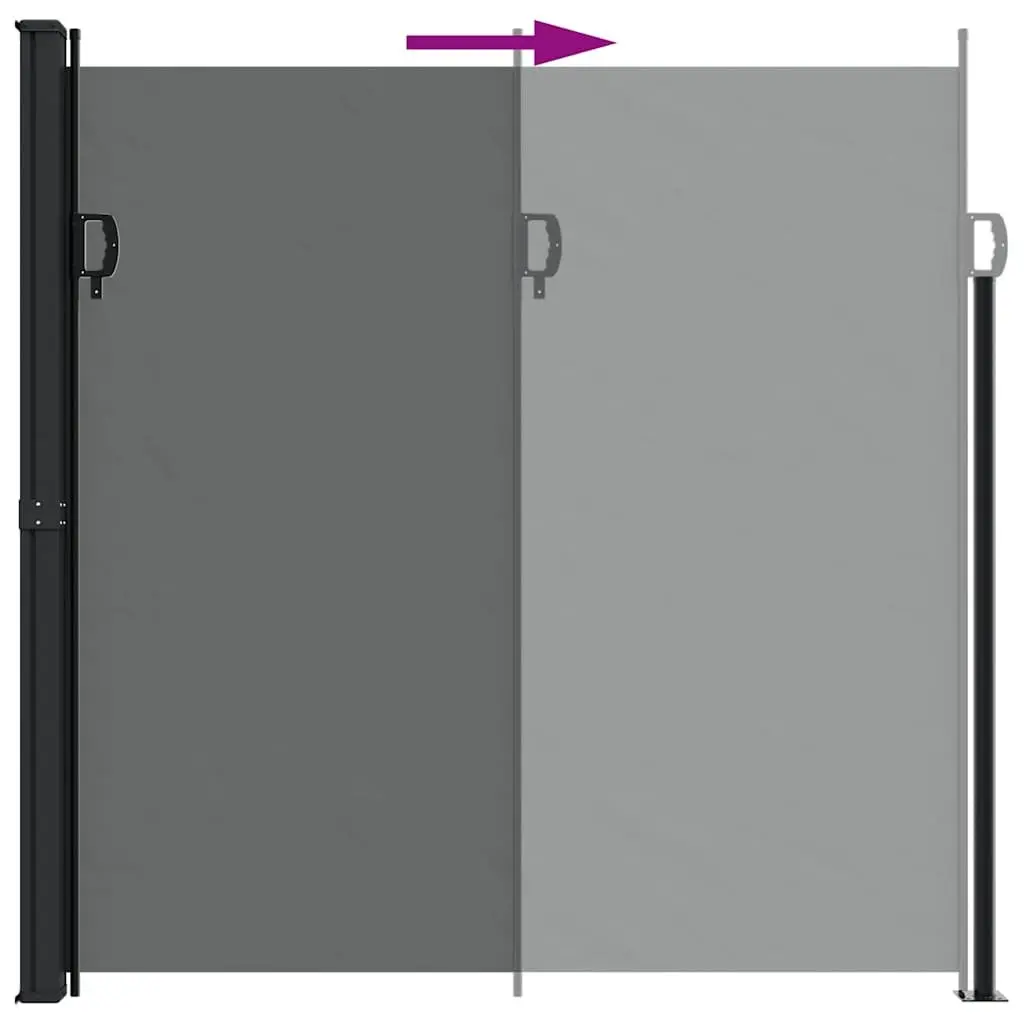 Retractable Side Awning 220x600cm Garden Privacy Screen Patio Balcony Shade
