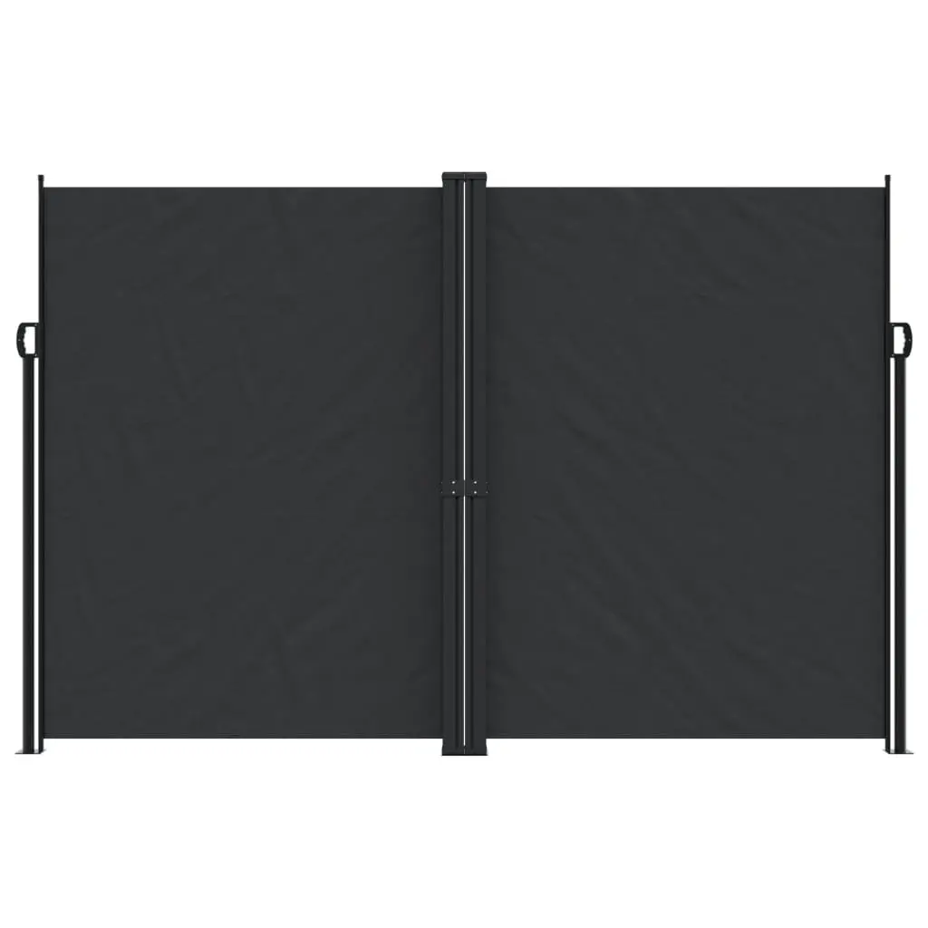 Retractable Side Awning 220 x 1000 cm Water and UV Resistant Fabric for Garden Privacy Screen Outdoor Patio Balcony Terrace