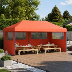 Outdoor Gazebo for Parties and Events - Orange