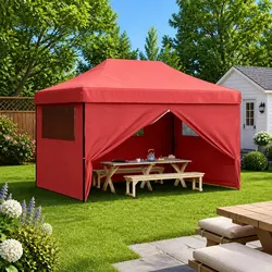 Enhance Your Outdoor Events with a Red Party Tent