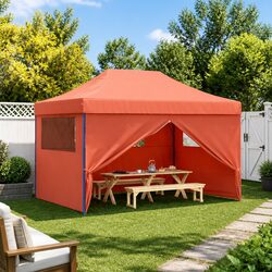 Orange Outdoor Party Tent for Memorable Gatherings