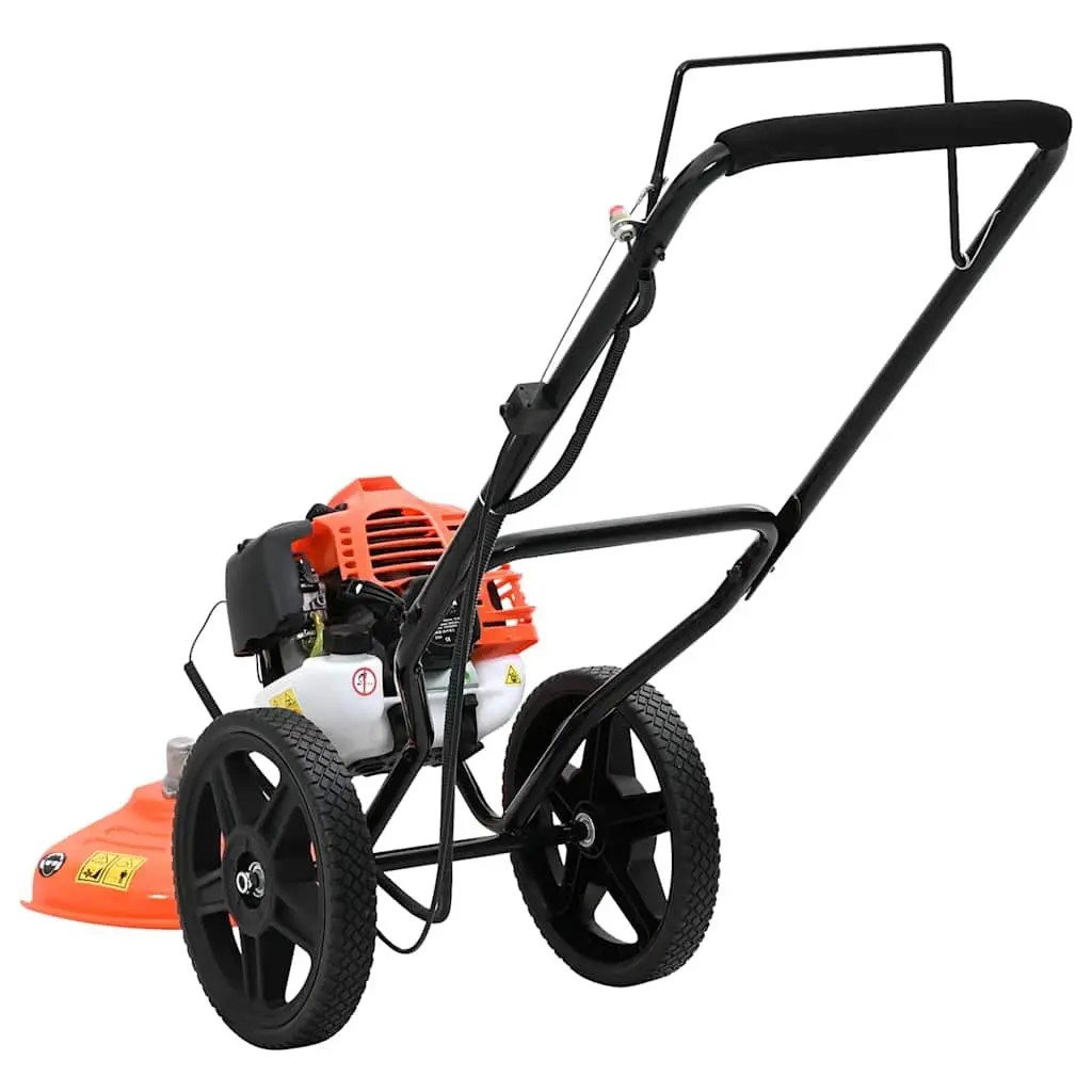 Brush Cutter 52cc Engine with Wheels for Garden Trimming and Strimming