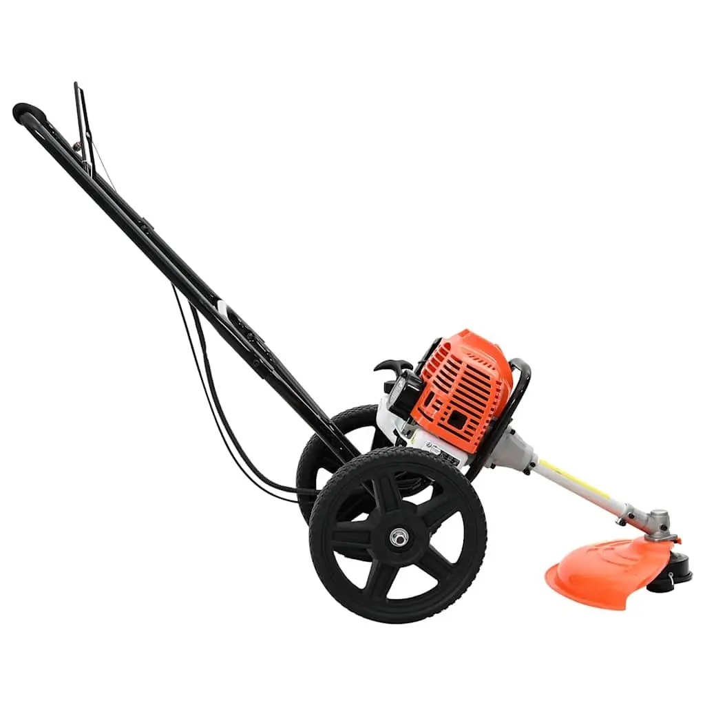 Brush Cutter 52cc Engine with Wheels for Garden Trimming and Strimming