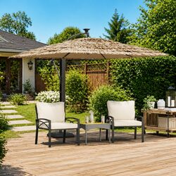 Elevate Your Outdoor Space with a Brown Sun Shade Umbrella
