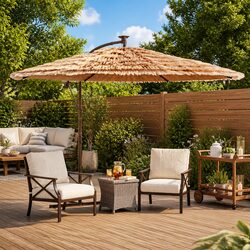 Enhance Your Outdoor Space with a Brown Garden Parasol