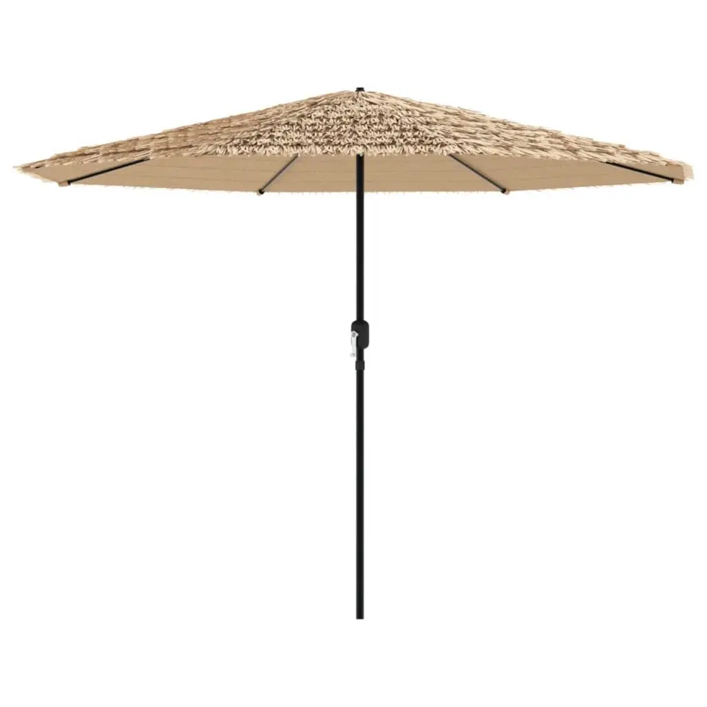Garden Parasol 388x388x248cm Crank Mechanism Brown