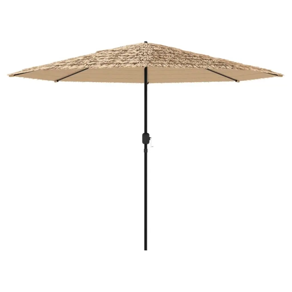 Garden Parasol 388x388x248cm Crank Mechanism Brown