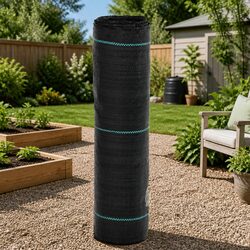 Enhance Your Garden with a Black 0.5x50 m Weed Membrane