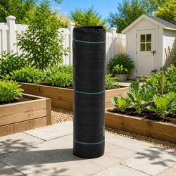 Weed Membrane Black 0.5x100 m Landscape Fabric Ground Cover Garden Control Mat