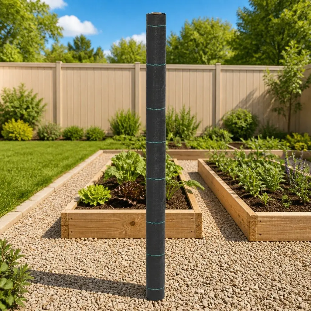 Weed Membrane 1.5 x 50 m Black Landscape Fabric for Weed Control