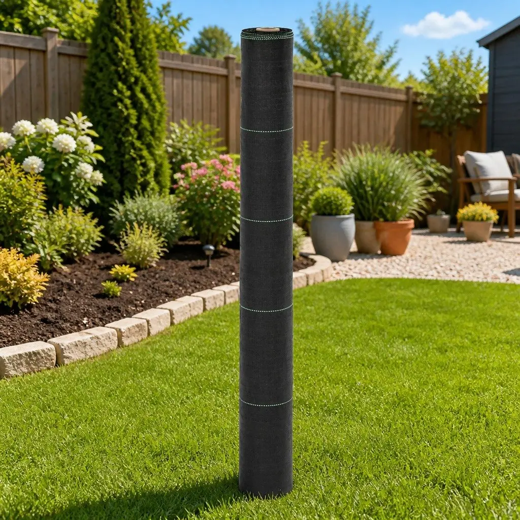 Weed Control Mat Landscape Fabric Roll 1m x 50m Durable UV Stabilised Polypropylene for Garden Landscaping