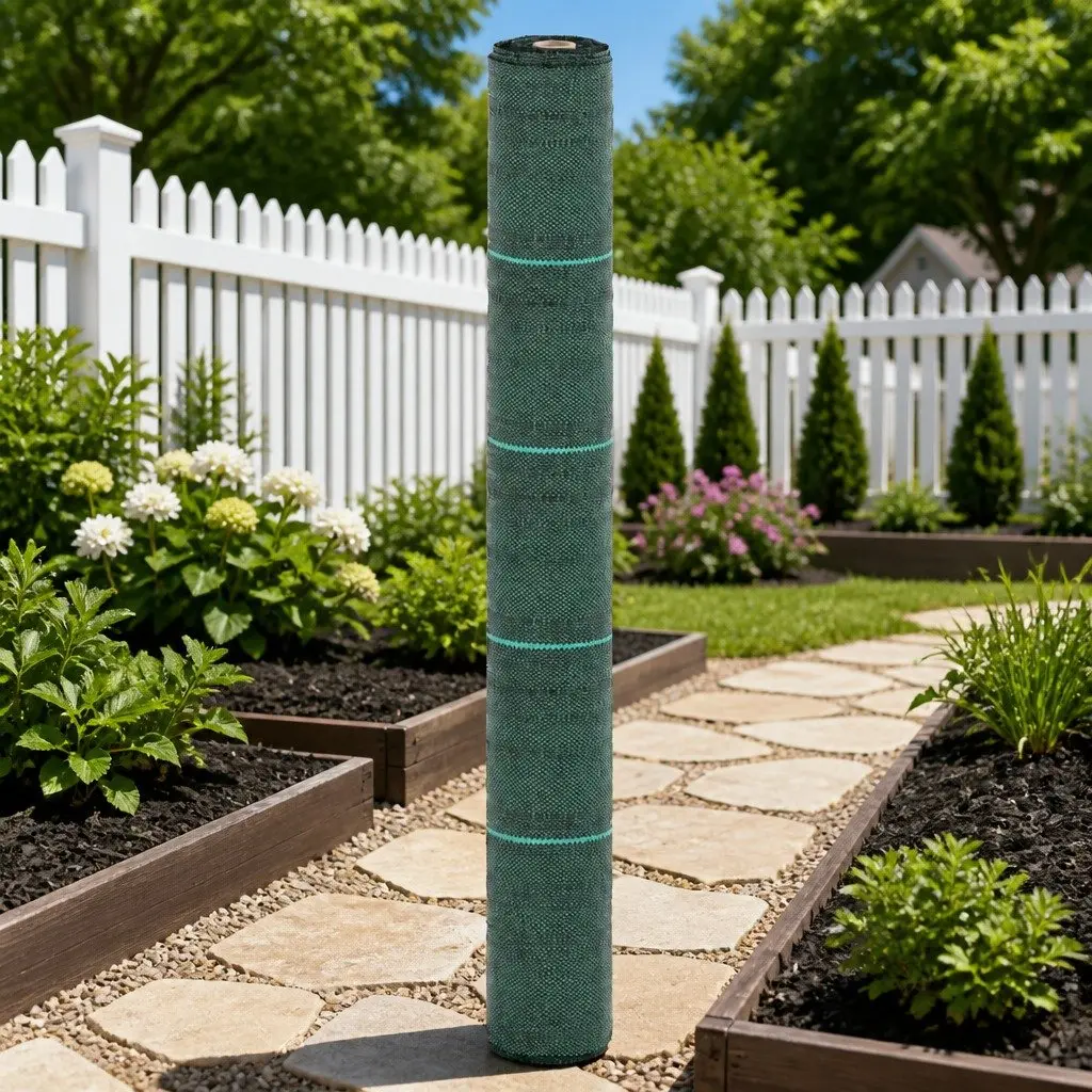 Weed Control Membrane 1x100 m Green Landscape Fabric Durable UV Stabilised Polypropylene