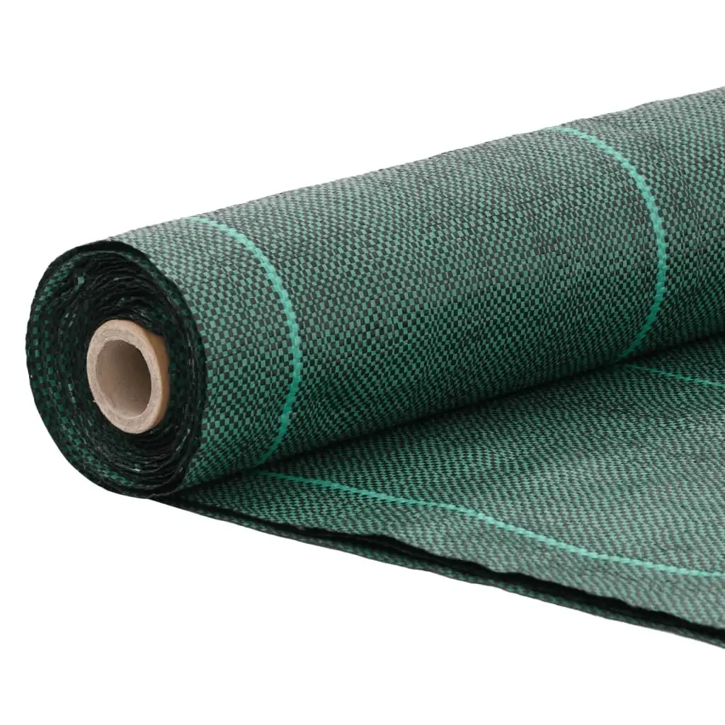 Weed Control Membrane 1x100 m Green Landscape Fabric Durable UV Stabilised Polypropylene