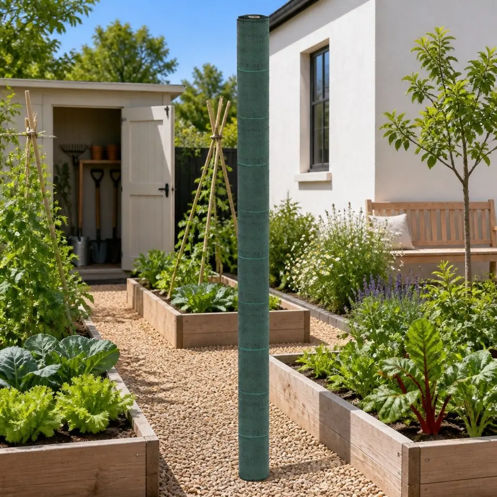 Weed Membrane Green 2x200 m Durable Polypropylene Landscape Fabric for Garden Ground Cover