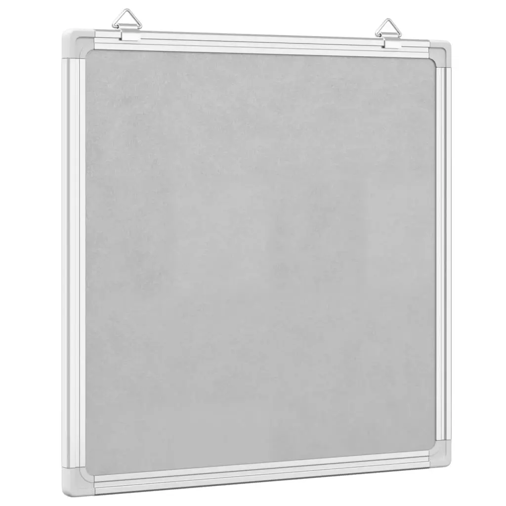 Magnetic Whiteboard 60x60cm Wall Mount Smooth Lacquer-Coated Writing Surface