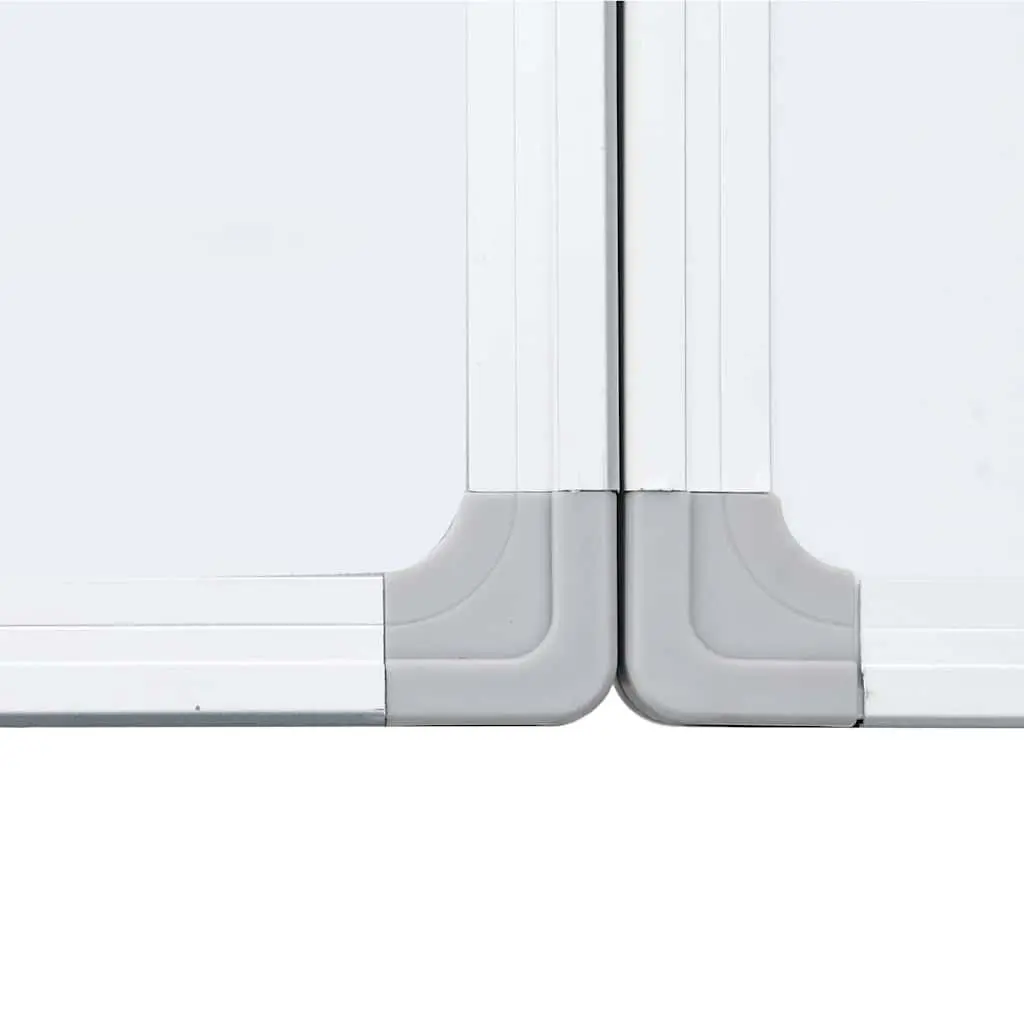 Magnetic Whiteboard Foldable Two Panels Office Home Display Board Presentation