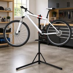 Bike Repair Stand Foldable Adjustable Height 92-152cm Cycling Maintenance Red