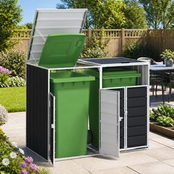 Enhance Your Garden with Anthracite Wheelie Bin Storage