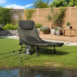 Comfortable Adjustable Fishing Bed for Outdoor Spaces